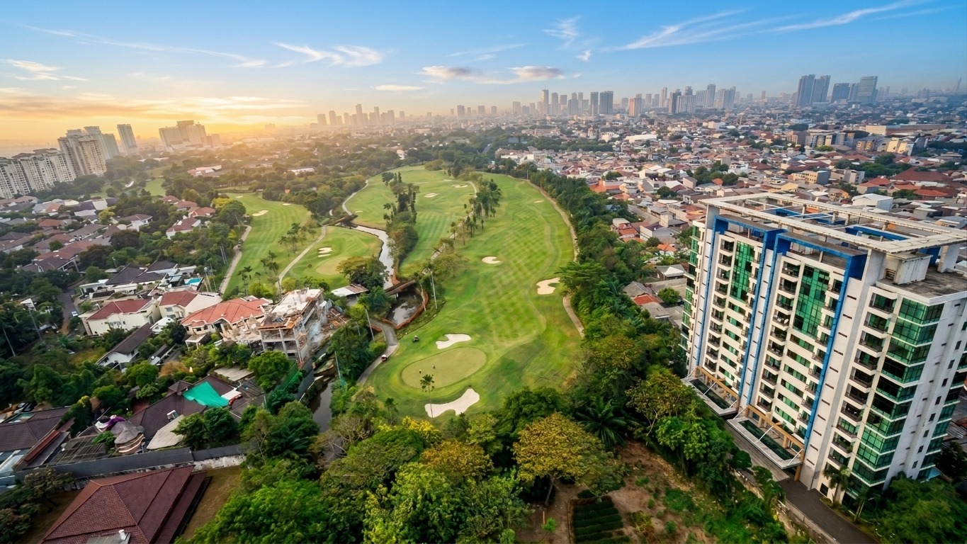 View of the Golf Course from Hamptons Park